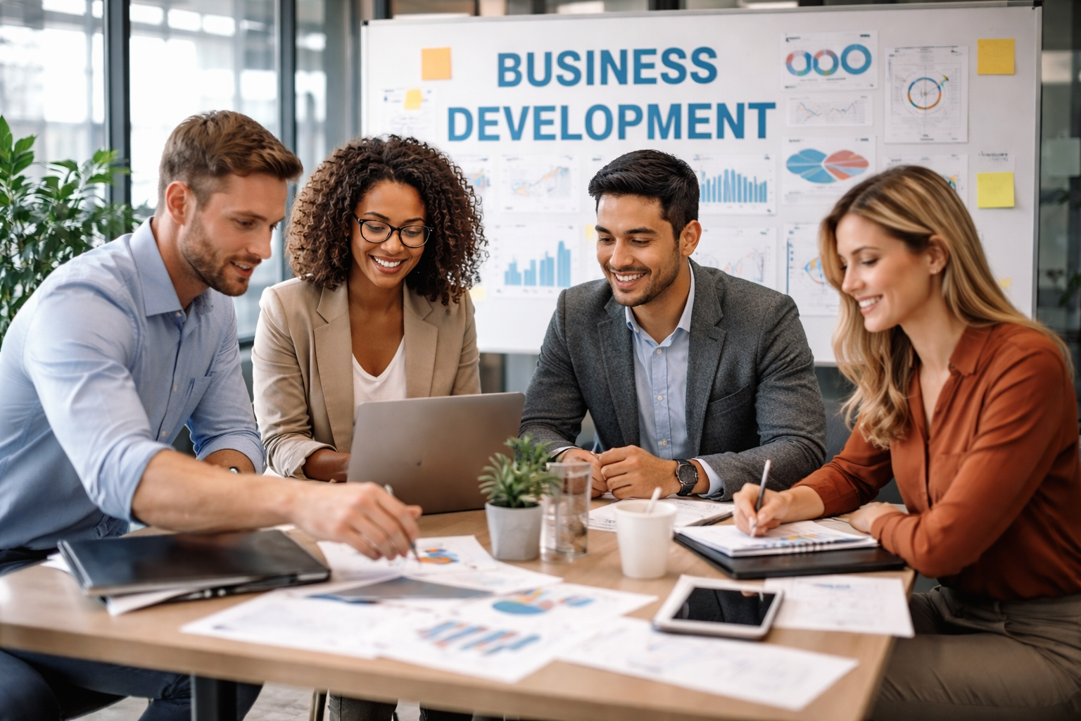 Business development services focused on growth strategy, market expansion, and revenue optimization