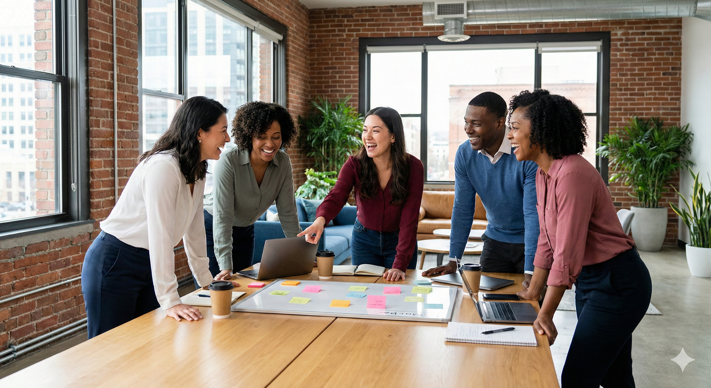 Simple Solution team working on technology and IT solutions